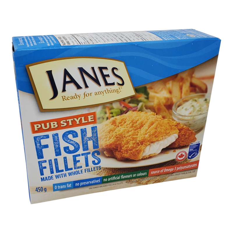 JANES BREADED FISH FILLETS [450 g]