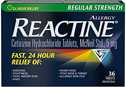REACTINE RG 5MG TABLET 36S [36 TAB]