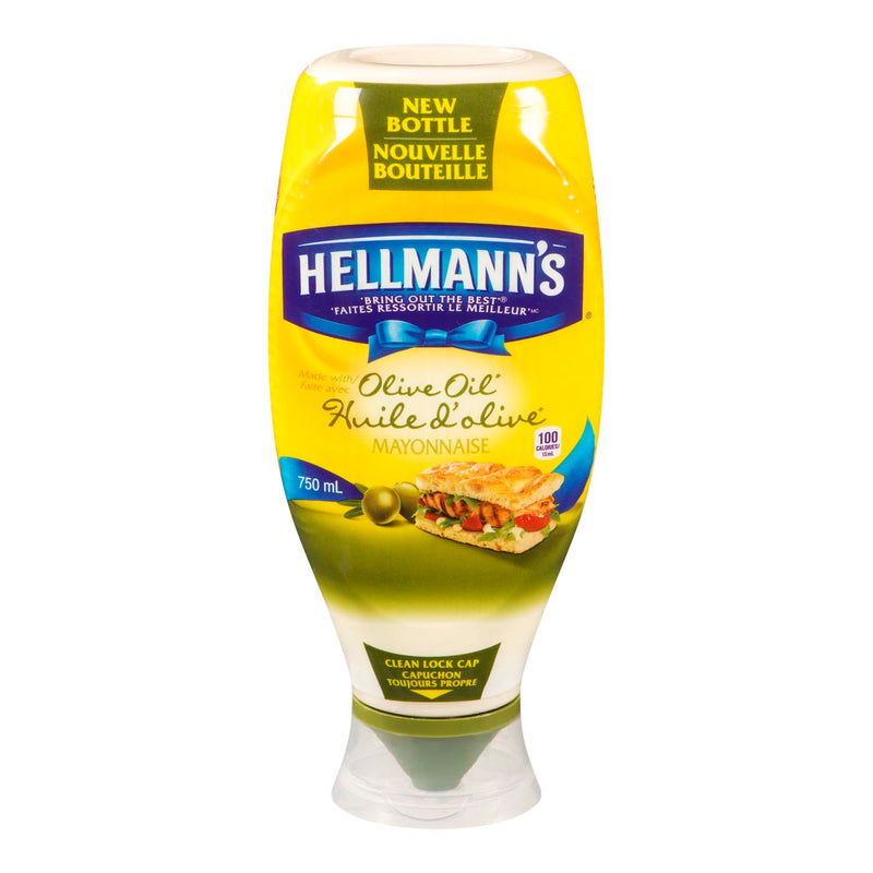 HELLMANS MAYO OLIVE OIL SQZ [750 ml]