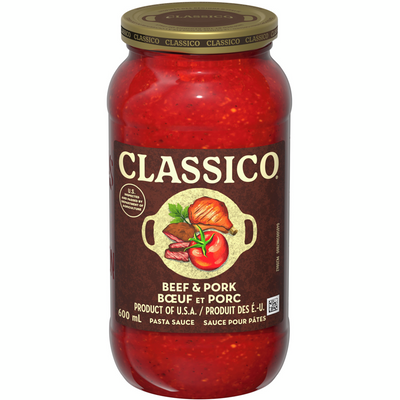 CLASSICO SAUCE BEEF N PORK [600 ml]