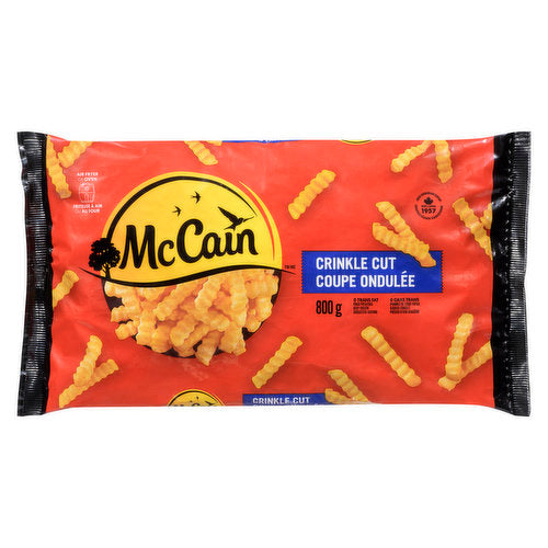 McCAIN CRINKLE CUT FRIES 800g