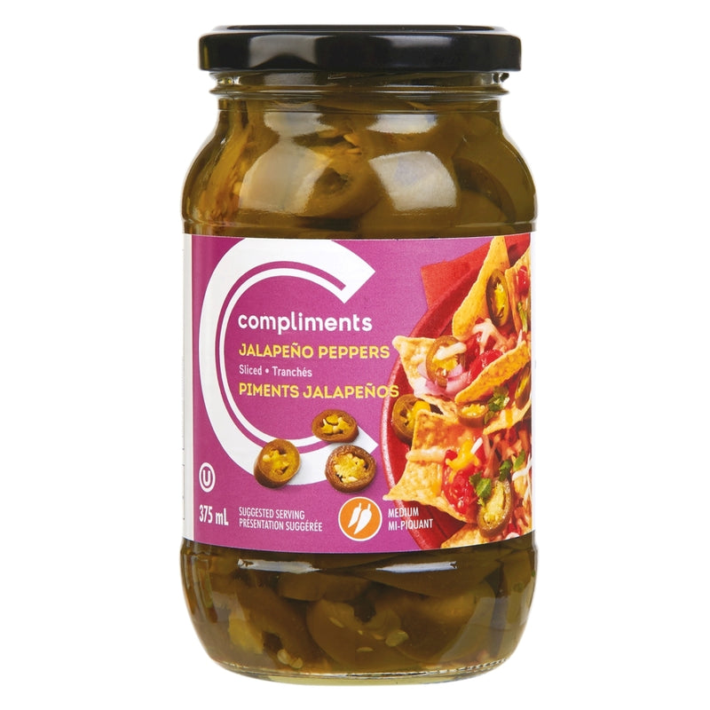 COMP JALAPENO PEPPERS SLICED [375 ml]