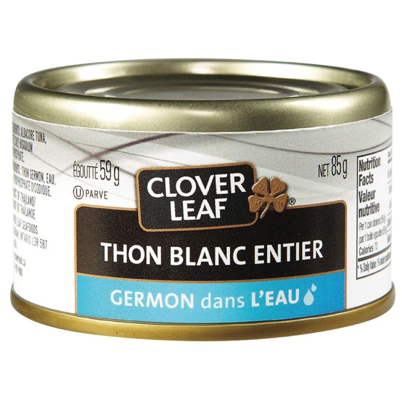CLVR LEAF SOLID WHITE TUNA 85g