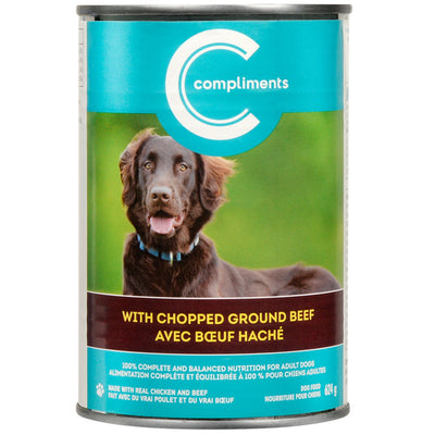 COMP DOG FOOD CHOPPED BEEF
