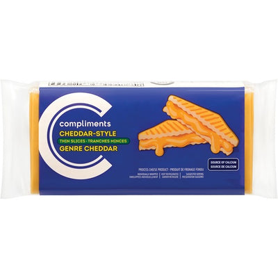 COMP CHEDDAR THIN SLICES [800 g]