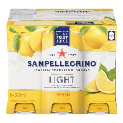 SAN PELLGRN LIMONATA LIGHT 6pk [6 ea]