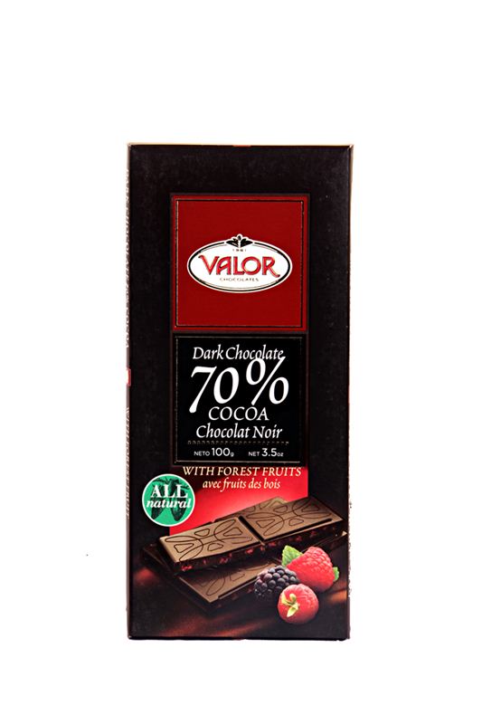 VALOR DRK CHOC 70% W/FOREST FR [100 g]