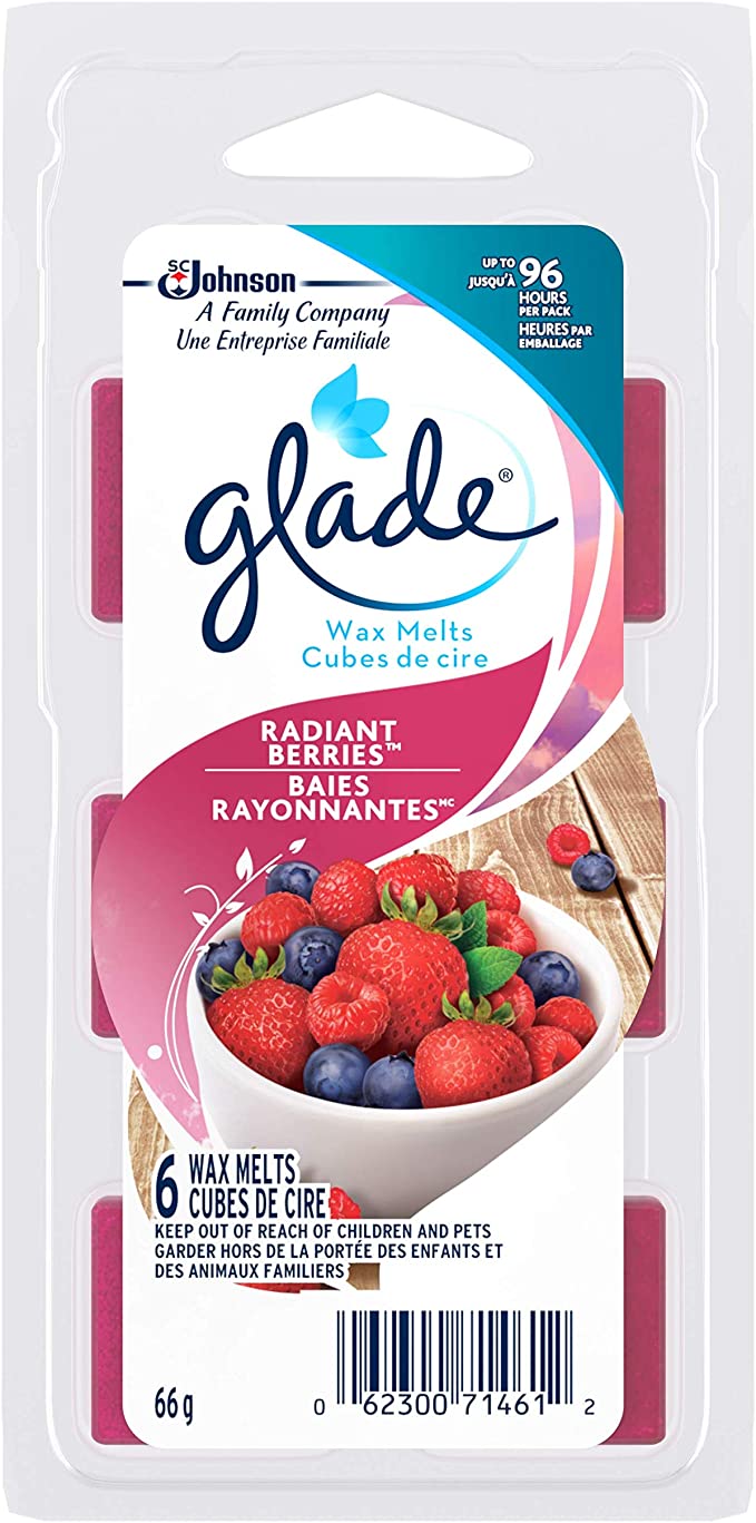 GLADE WAX MELTS REFILL BERRY [6 ea]