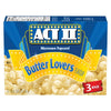 ACT II BUTTER LOVERS [3 pkg]