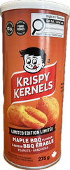KRISPY KERNELS MAPLE BBQ PEANUTS 275g