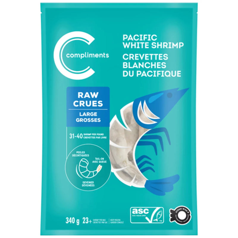 COMP RAW PACIFIC P&V SHRIMP [340 g]