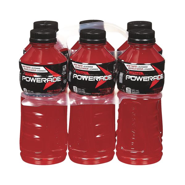 POWERADE 6PK FRUIT PUNCH +dep [6 ea]