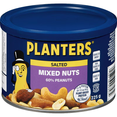 PLANTERS MIXED NUTS 60% PEANUT [225 g]