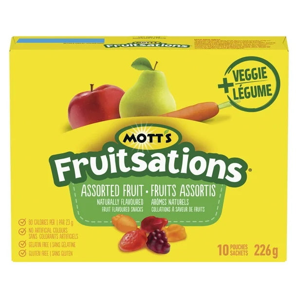 MOTTS FRUISATIONS SNACKS [226 g]