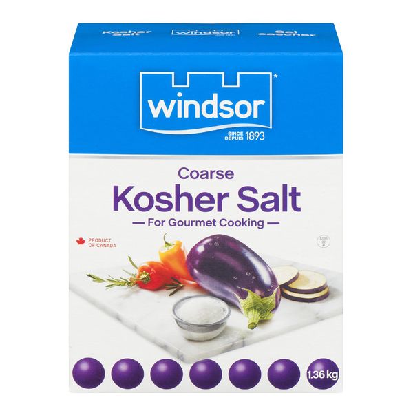 WINDSOR SALT COARSE KOSHER [1.36 kg]