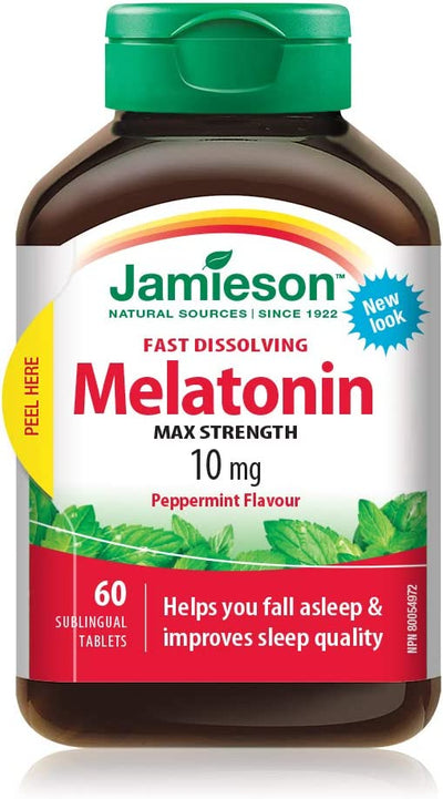 JAMIESON MELATONIN MAX 10mg [60 ea]