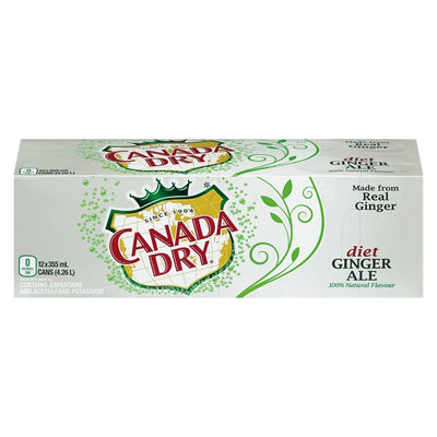 CAN DRY DIET GINGER ALE 12X3 [12 pkg]