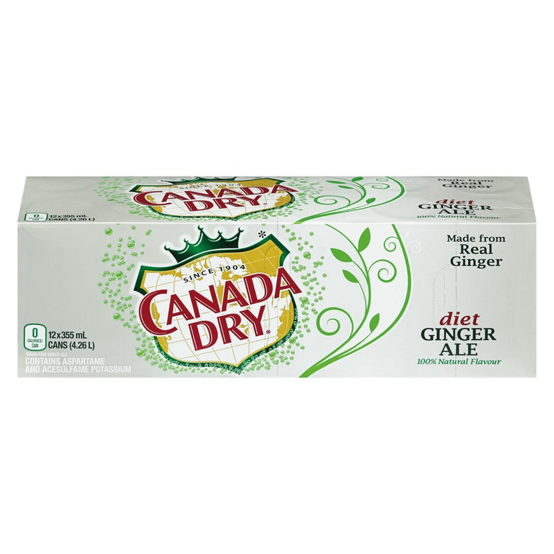 CAN DRY DIET GINGER ALE 12X3 [12 pkg]