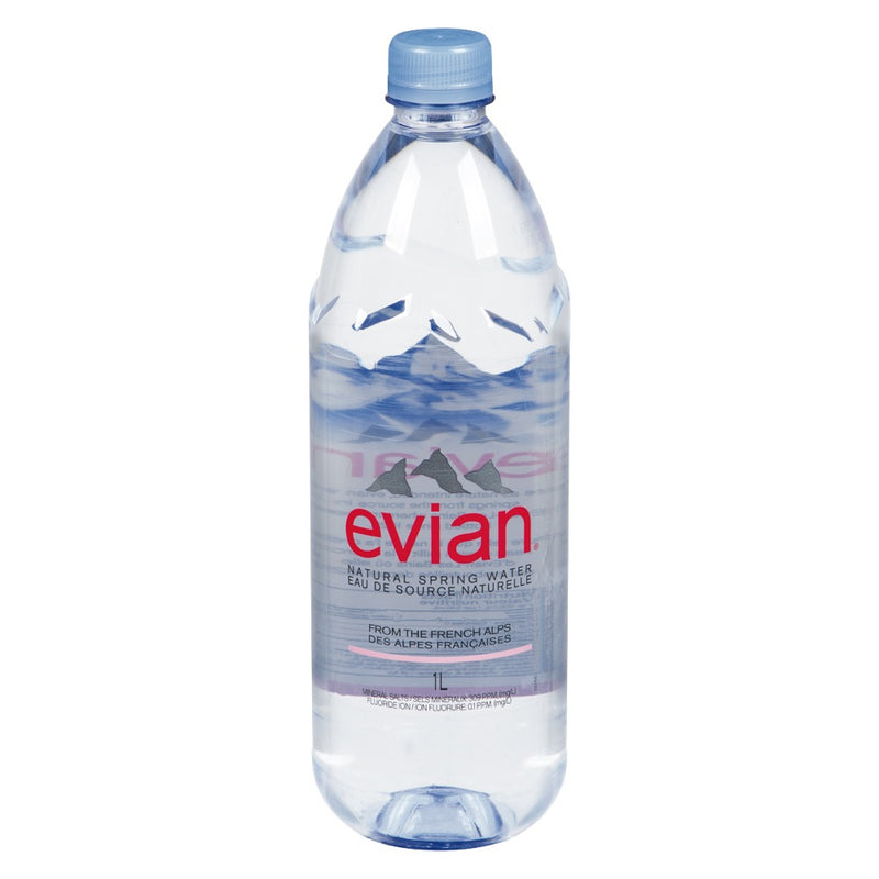EVIAN NATURAL SPRING WATER 1L