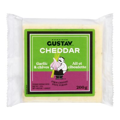 M GUSTAV GARLIC CHIVES CHEDDAR [200 g]