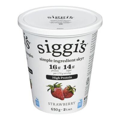 SIGGIS STRAWBRRY 2% YOGRT [650 g]
