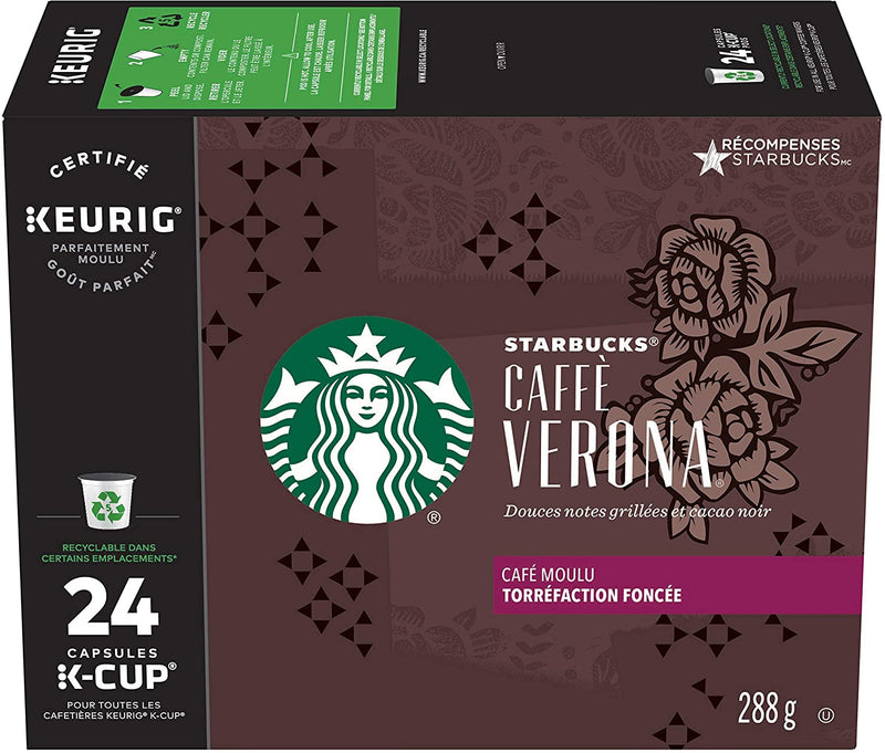 STARBUCKS KCUP CAFE VERONA [24 pkg]