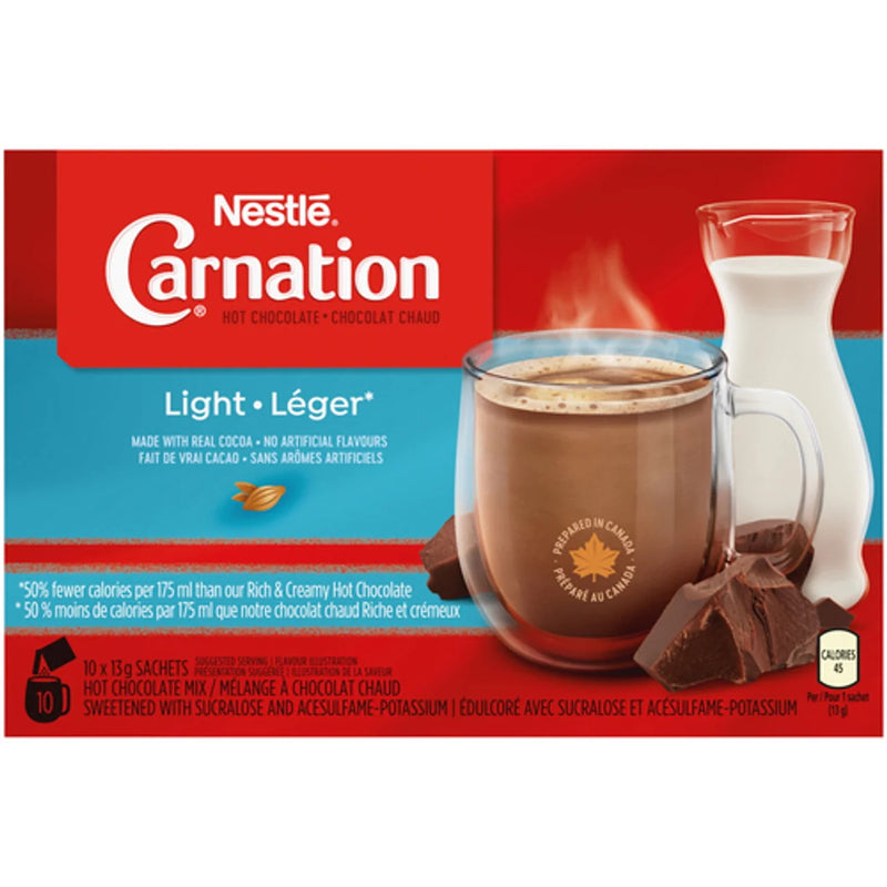 CARNATION HOT CHOCOLATE LITE [10 EN]