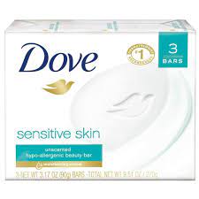 DOVE BAR SENSITIVE SKIN 3x106g [3 ea]