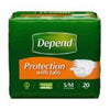DEPENDS UNISEX BRIEFS SMALL/ME [20 ea]