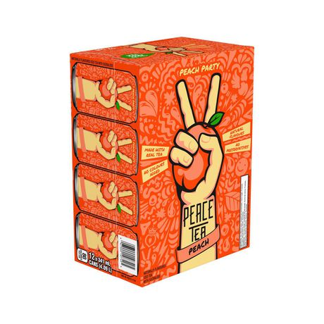 PEACE TEA PEACH 12x341ml [12 pkg]