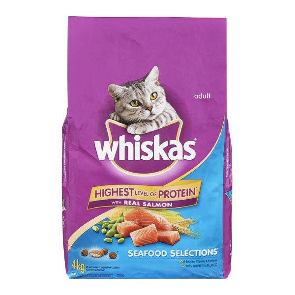 WHISKAS CAT FOOD SEAFOOD [4 kg]