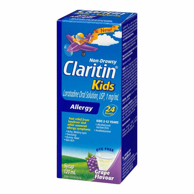 CLARITIN SYRUP CHILD GRAPE [120 ml]
