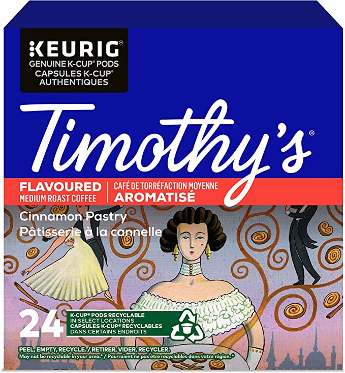 TIMOTHYS CINNAMON PASTRY KCUP [24 ea]
