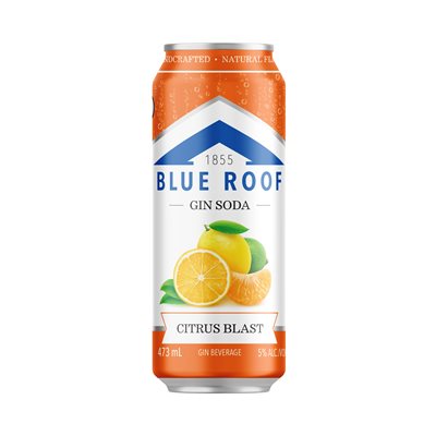 BLUE ROOF CITRUS BLST GIN SODA [473 ml]