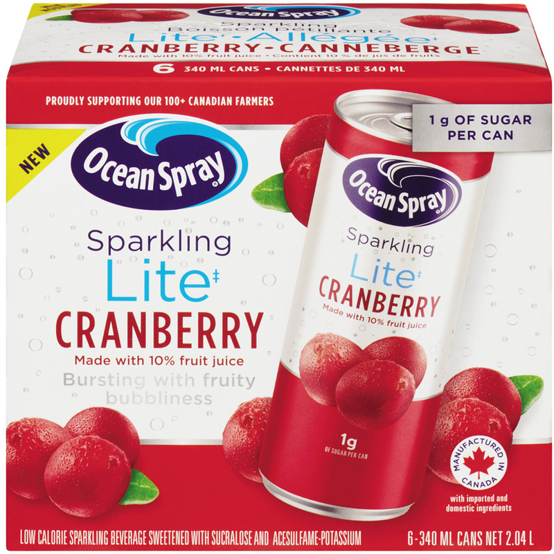 O/SPRY SPRKLING LITE CRANBRY [6 pkg]