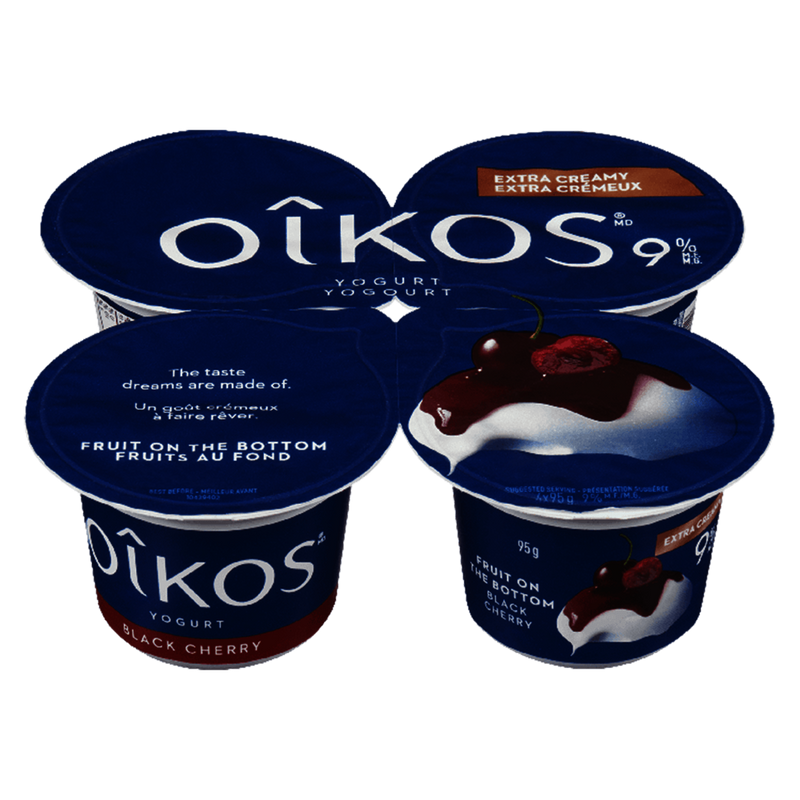 OIKOS YOG BLK CHRRY 9% EX CRMY [4 ea]