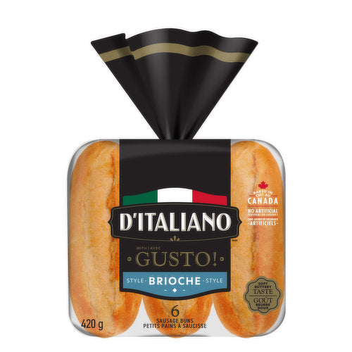 DITAL GUSTO BRIOCHE SAUSG BUN [420 g]