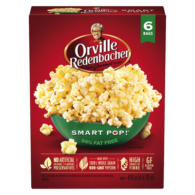 O.R.POPCORN SMART POP [6 pkg]
