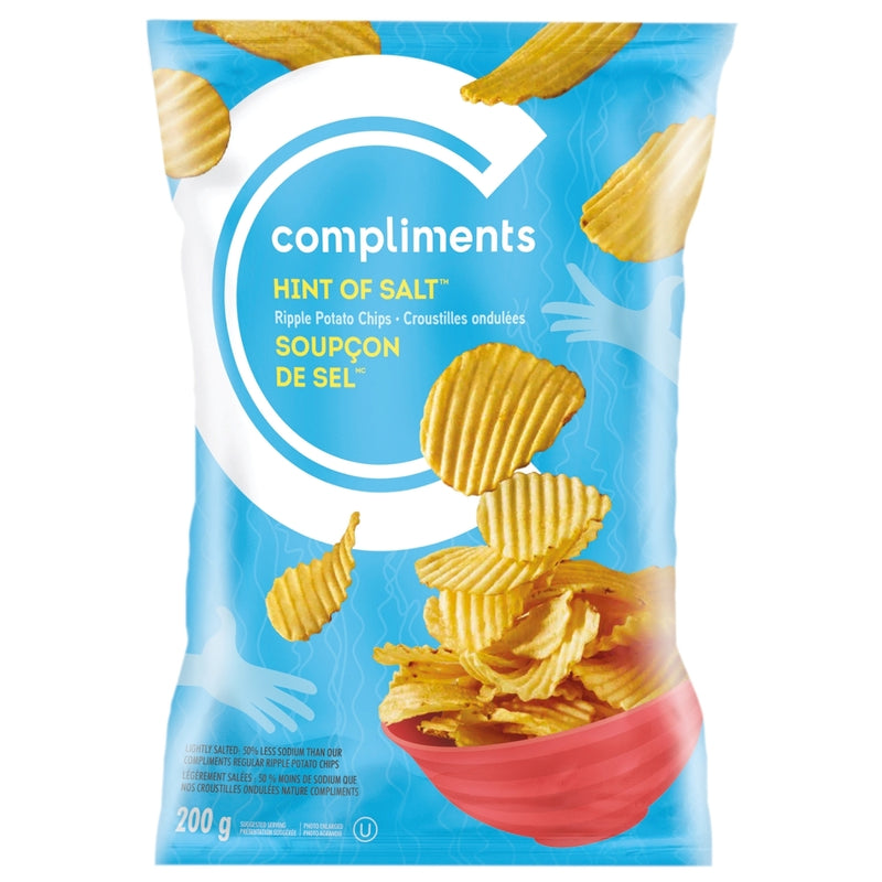 COMP RIPPLE HINT SALT CHIPS [200 g]