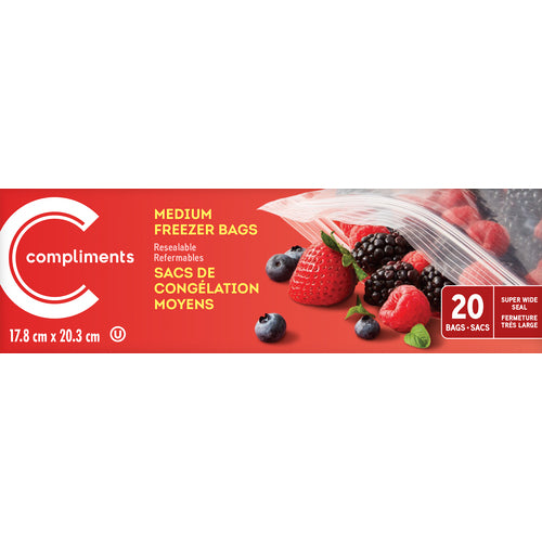 COMPLMNT MED FREEZER BAG 20s [20 ea]