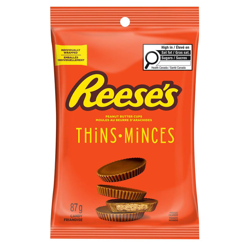 REESE PEANUT BUTTER CUP THINS [87 g]