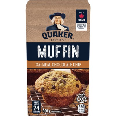 QUAKER CHOC. CHIP MUFFIN MIX [900 g]