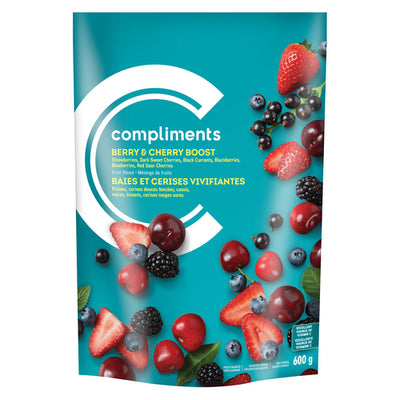 COMP BERRIES & CHERRIES 600g