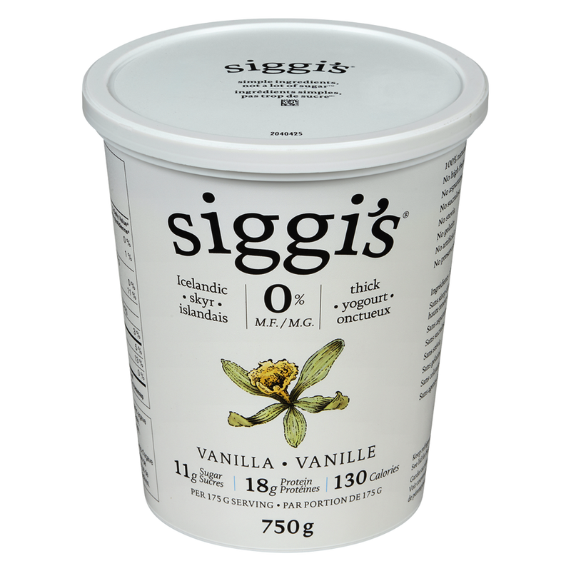SIGGIS VANILLA YOGURT 0% 750g