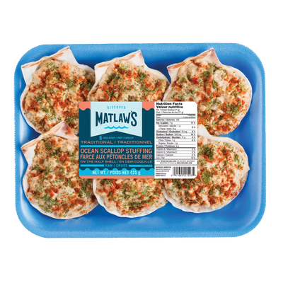 MATLAW STUFF SCALLOPS IN SHELL [425 g]