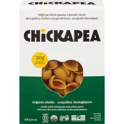 CHICKAPEA ORGANIC SHELLS [227 g]