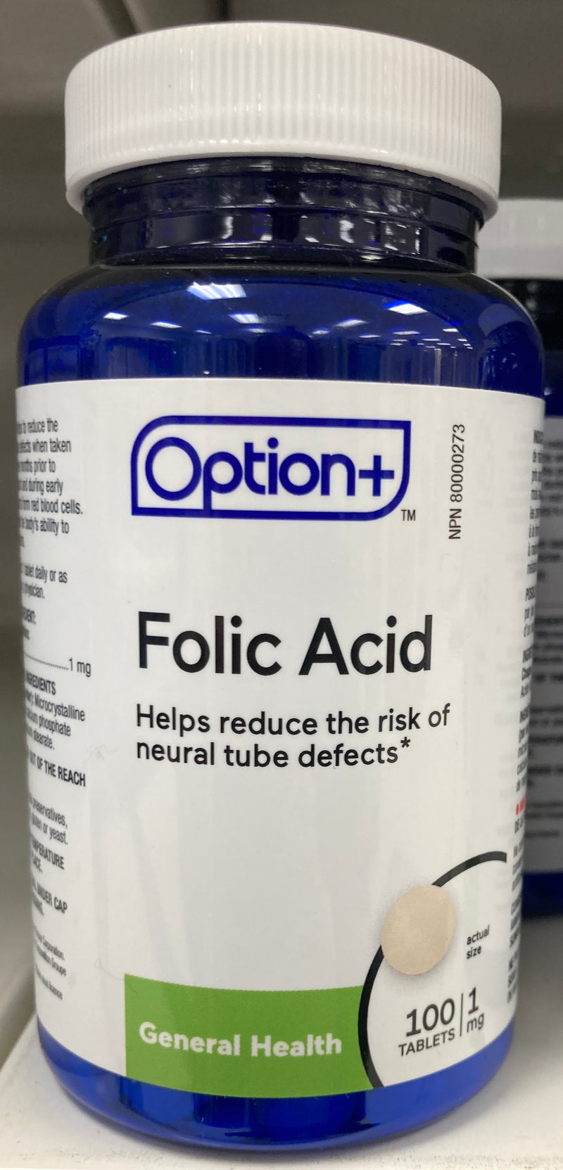 OPTION+ FOLIC ACID 100S [100 ea]