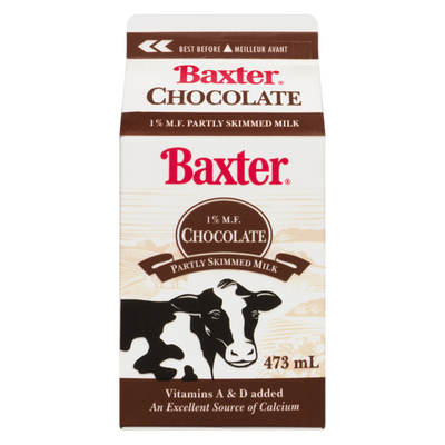 BAXTER CARTON CHOC MILK 473ml