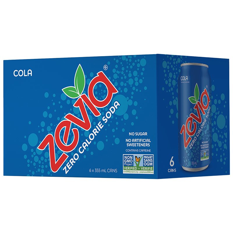 ZEVIA COLA 6x355ml [6 ea]