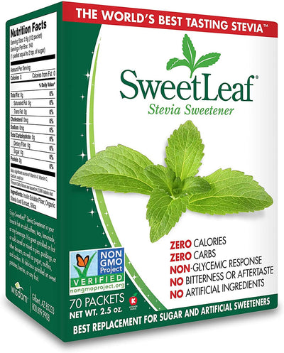SWEETLEAF NATRL STEVIA EXTRACT [70 ea]